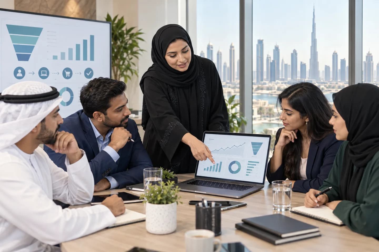 Dubai marketing instructor leading a practical campaign workshop