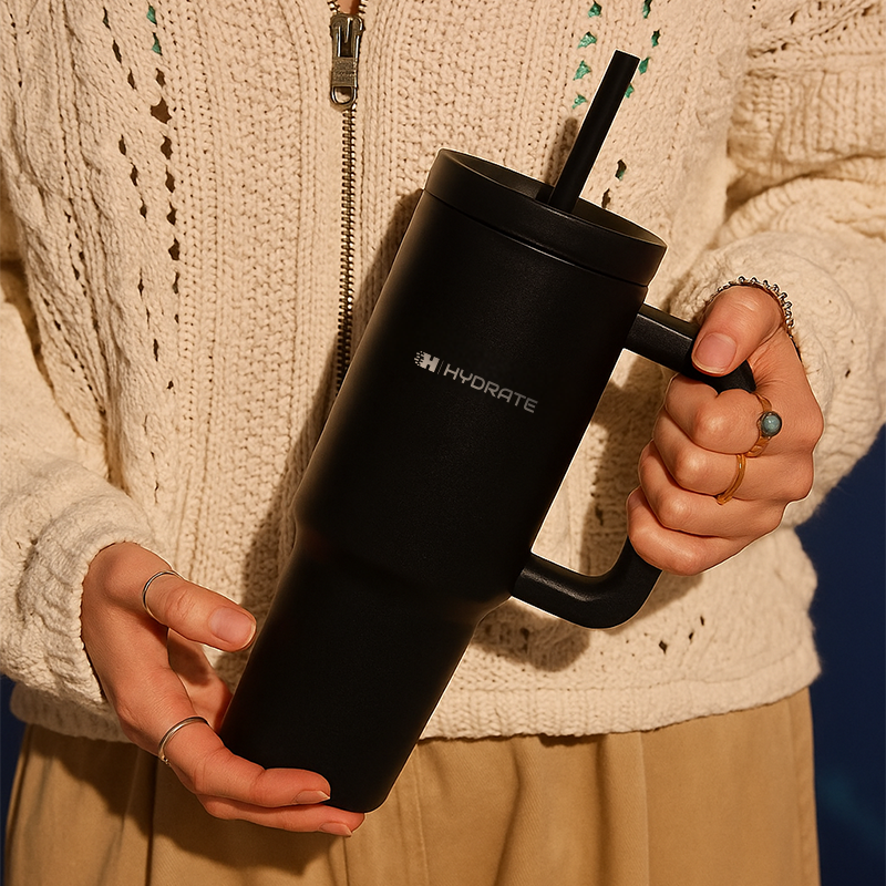 Black Tumbler - 1200ml