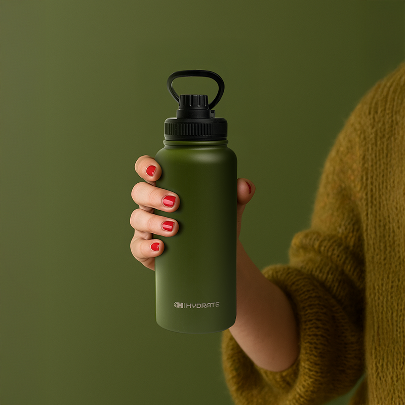 Olive Green Bottle - 960ml